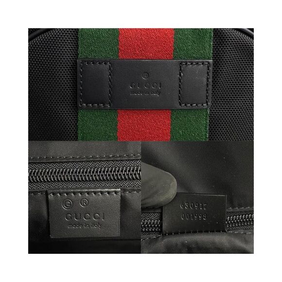 Pre Loved Gucci  GG Supreme Canvas Backpack Black - Picture 3 of 8